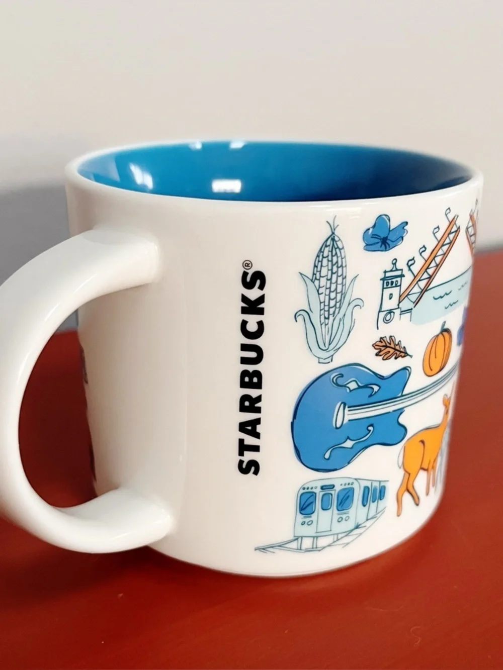 Starbucks Illinois Been There Series Coffee Tea Mug 14 Oz 414 mL Collectors